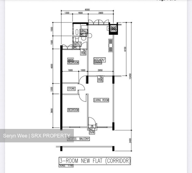 Blk 537 Bedok North Street 3 (Bedok), HDB 3 Rooms #554352651